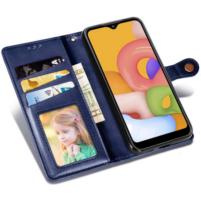 Чохол-книжка GETMAN Gallant for Samsung A13 4G Blue-3