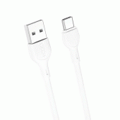 Кабель XO NB200 Type-C 2.1A/1m White