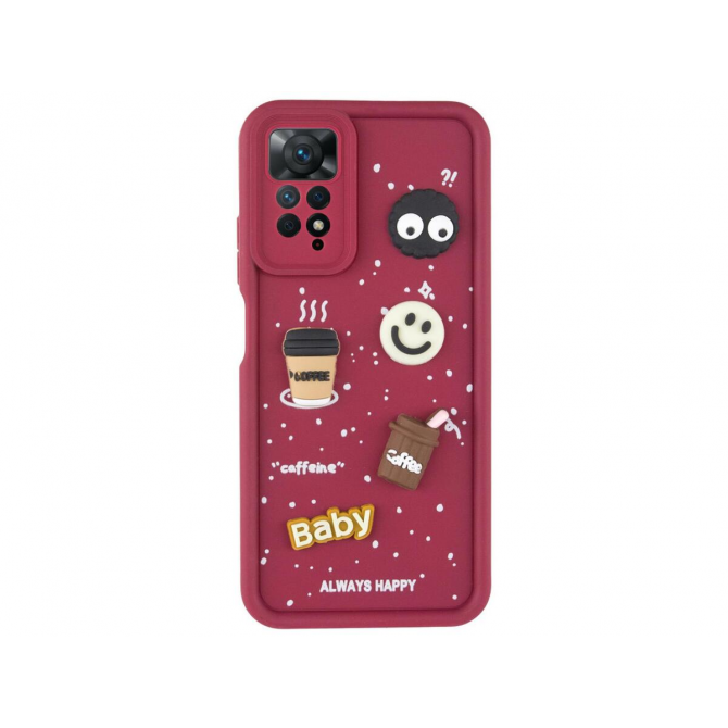 Чехол TPU Toys Case для Xiaomi Redmi Note 11 Pro 4G/5G / 12 Pro 4G (Red / Always Happy)