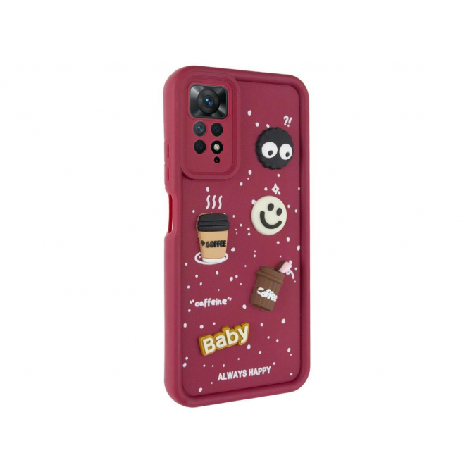 Чехол TPU Toys Case для Xiaomi Redmi Note 11 Pro 4G/5G / 12 Pro 4G (Red / Always Happy)-1