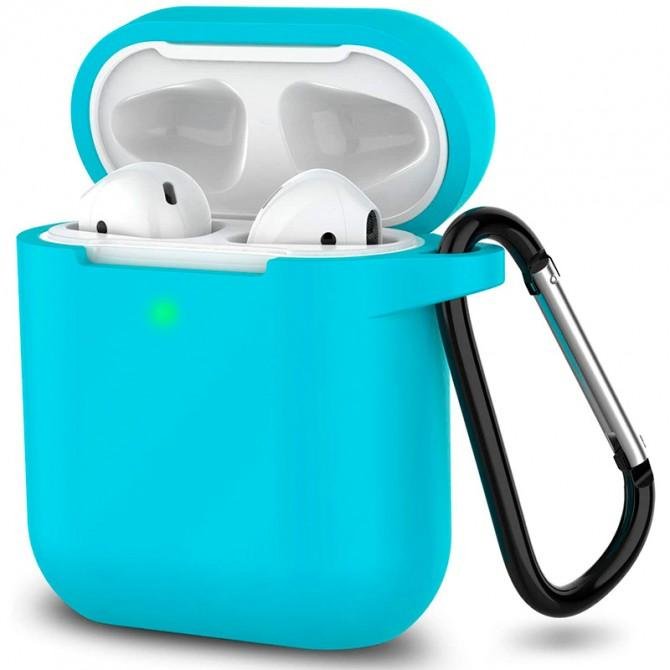 Чехол U-Like Silicone Protective Case For Airpods Cyan