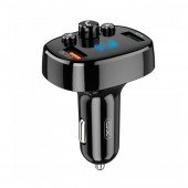 ФМ Модулятор XO BCC-03 QC3.0/18W/2 USB Black ФМ Модулятор XO BCC-03 QC3.0/18W/2 USB Black