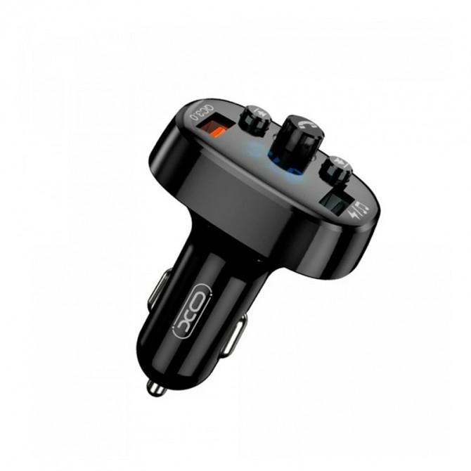 ФМ Модулятор XO BCC-03 QC3.0/18W/2 USB Black-1