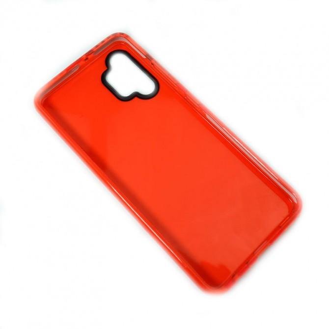 Чохол силіконовий Clear Neon для Samsung A325 Galaxy A32 Червоний-1