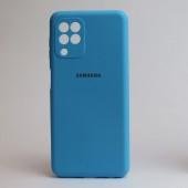 Чехол Original Soft Case Samsung A225 Galaxy A22/M32 Голубой FULL