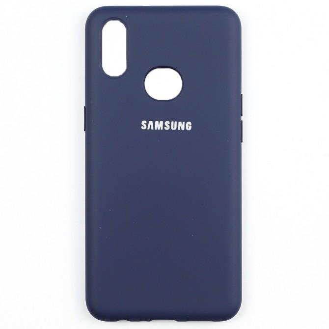 Чехол Soft Case для Samsung A107 Galaxy A10s 2019 Синий FULL-1