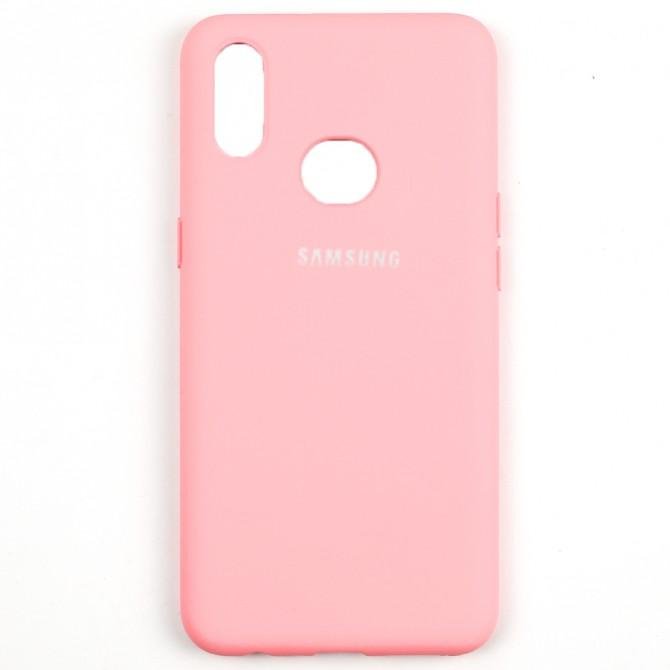 Чехол Soft Case для Samsung A107 Galaxy A10s 2019 Розовый FULL-1