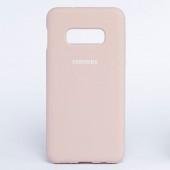 Чехол Original Soft Case Samsung G970 Galaxy S10e Бежевый FULL