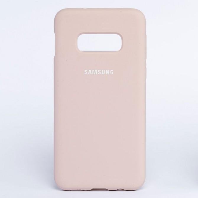 Чехол Original Soft Case Samsung G970 Galaxy S10e Бежевый FULL