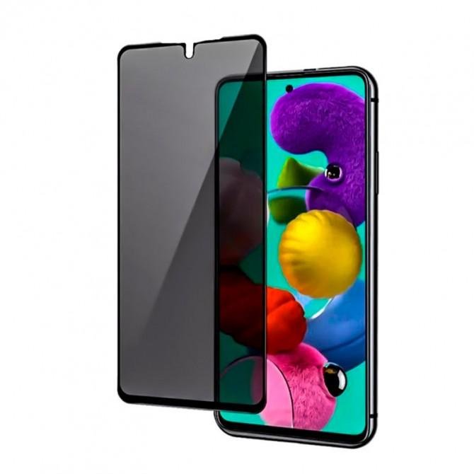 Защитное стекло для SAMSUNG Galaxy A55 5G Full Glue (0.3 мм, 2.5D, черное) PRIVACY