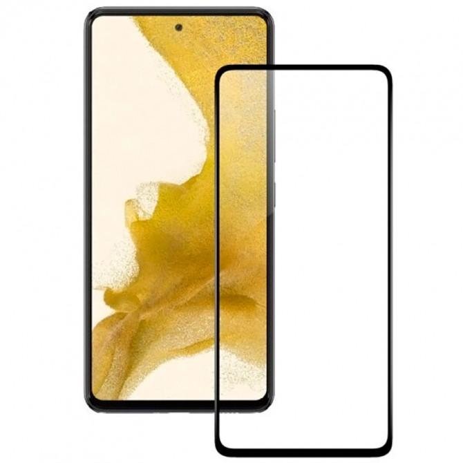 Захисне скло для SAMSUNG A536 Galaxy A53 Full Glue (0.25 мм, 2.5D, чорне) ЛЮКС