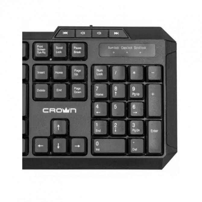 Клавіатура Bluetooth Crown CMK-15 Black-1