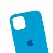 Оригинальный силиконовый чехол для iPhone 13 Pro Max Голубой FULL Оригинальный силиконовый чехол для iPhone 13 Pro Max Голубой FULL