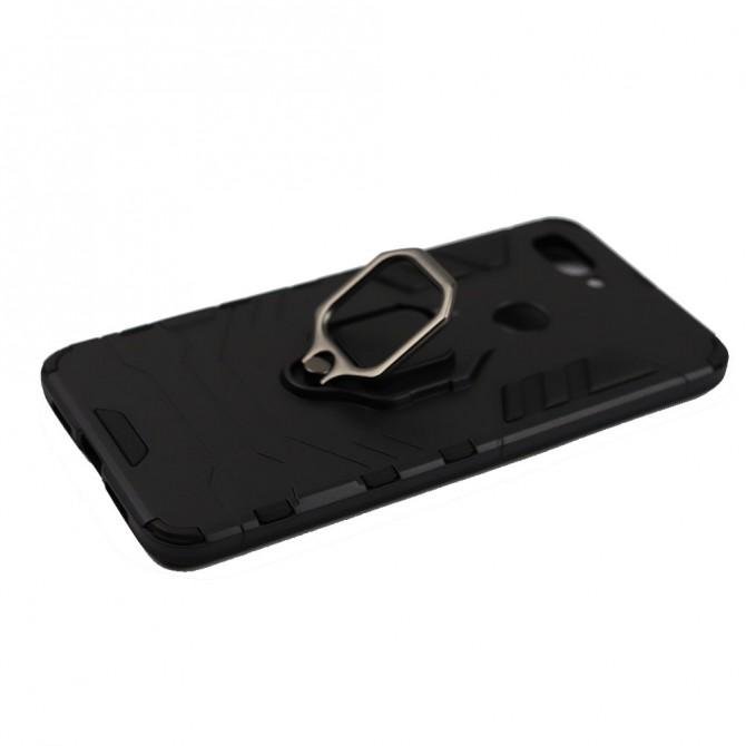 Чохол HONOR Hard Defence Series для Xiaomi Mi8 Lite Black (з тримачем)-3