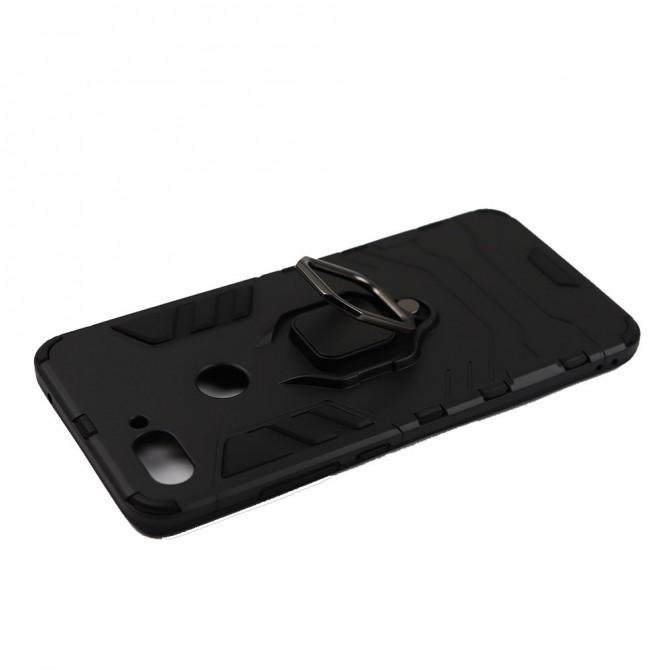 Чохол HONOR Hard Defence Series для Xiaomi Mi8 Lite Black (з тримачем)-4