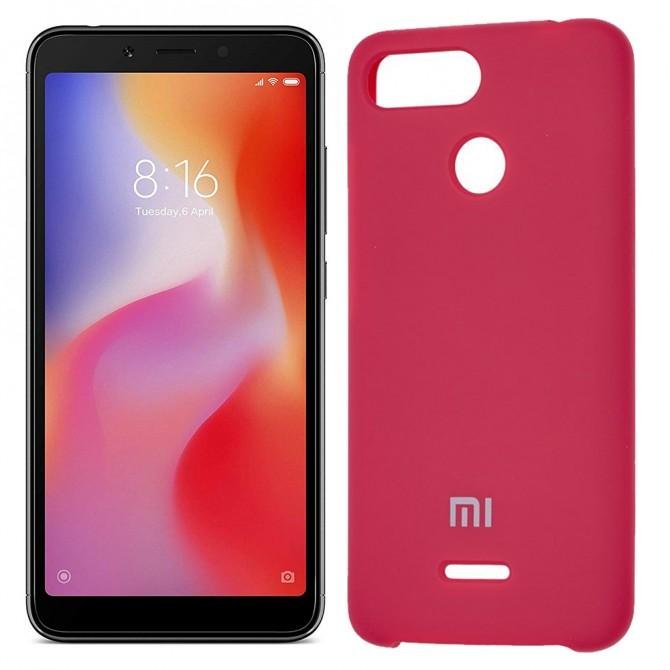 Чохол Soft Case для Xiaomi Redmi 6a Вишневий