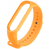 Ремешок для браслета Mi Band 3/4 (Silicon) Bright Orange