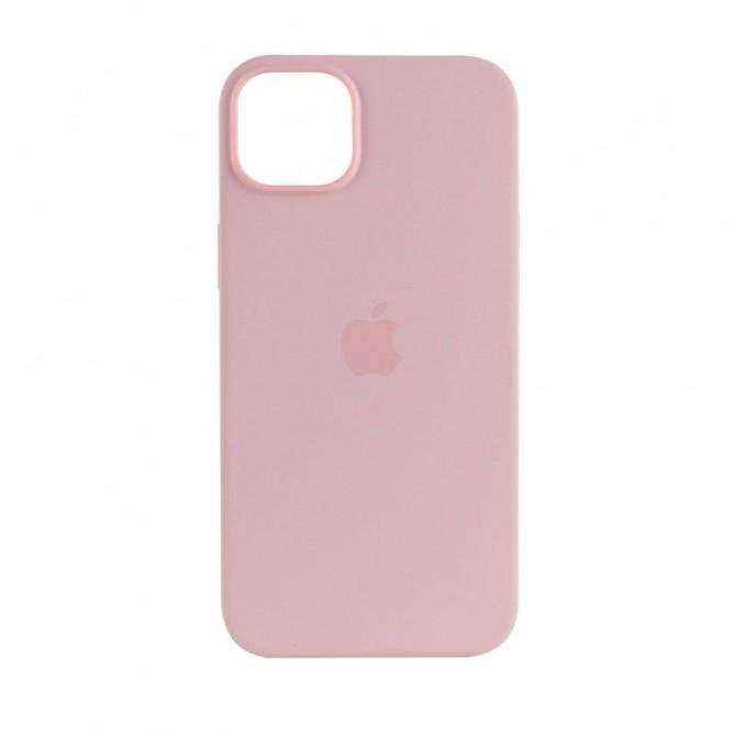 Оригинальный силиконовый чехол для iPhone 14 Chalk Pink FULL