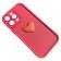 Чехол 3D Heart series for iPhone 13 Pro Max Red