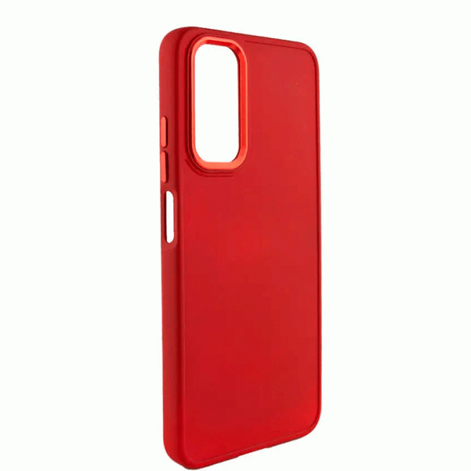 TPU чехол Bonbon Metal Style для Samsung Galaxy A14 4G/5G Красный