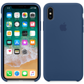 Чехол Soft Case для iPhone X Blue Cobalt