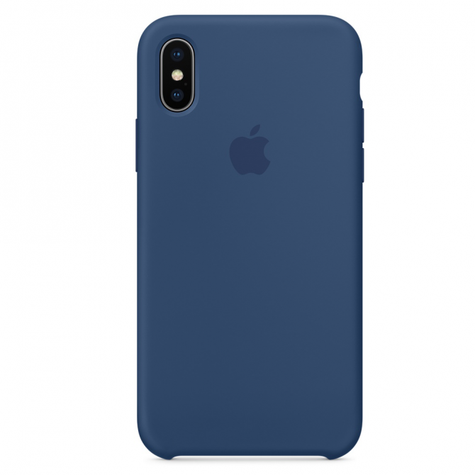 Чехол Soft Case для iPhone X Blue Cobalt-2
