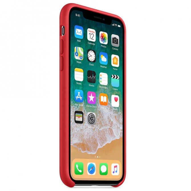 Original Soft Case iPhone X Red Raspberry-2