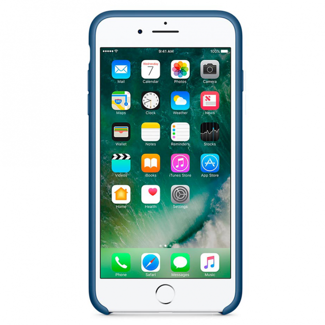 Чохол Soft Case для iPhone 7/8 Plus Океанський блакитний-1