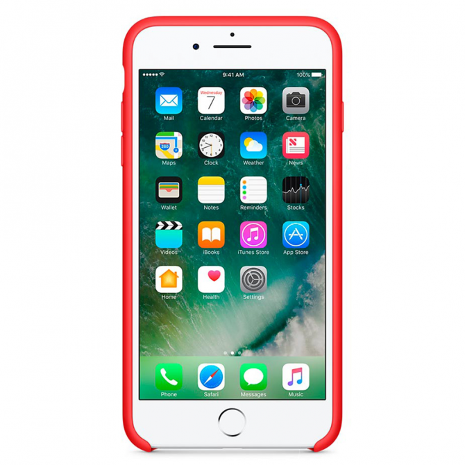 Чехол Soft Case для iPhone 7/8 Plus Red-1