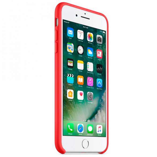 Чехол Soft Case для iPhone 7/8 Plus Red-3