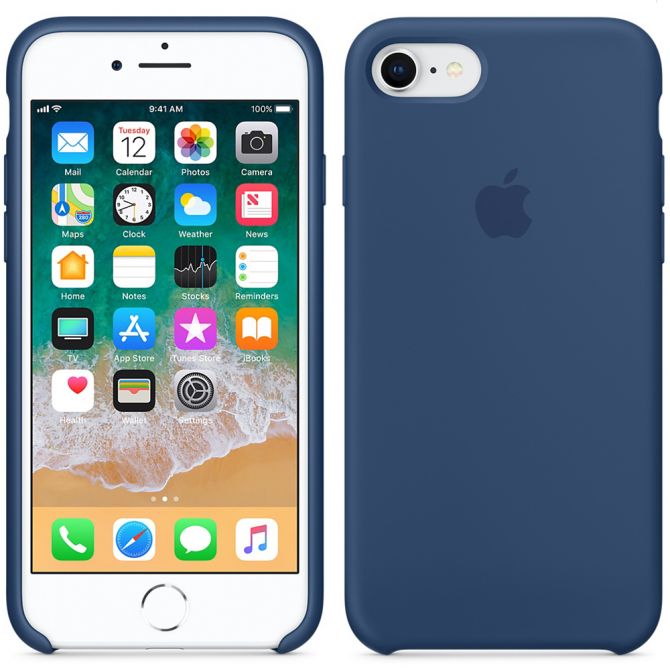 Чохол Soft Case для iPhone 7/8 Plus Блакитний кобальт