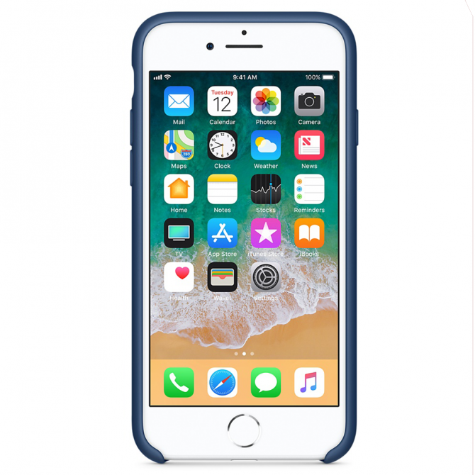 Чохол Soft Case для iPhone 7/8 Plus Блакитний кобальт-1