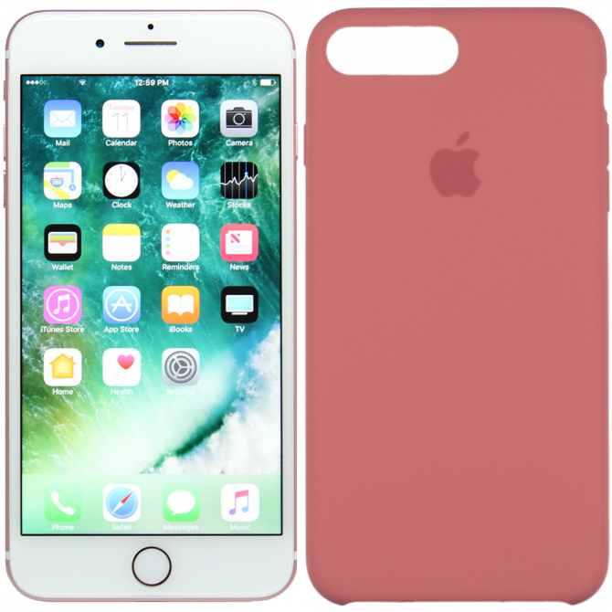 Чехол Soft Case для iPhone 7/8 Plus Cherry
