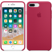 Чохол Soft Case для iPhone 7/8 Plus Рожево Червоний