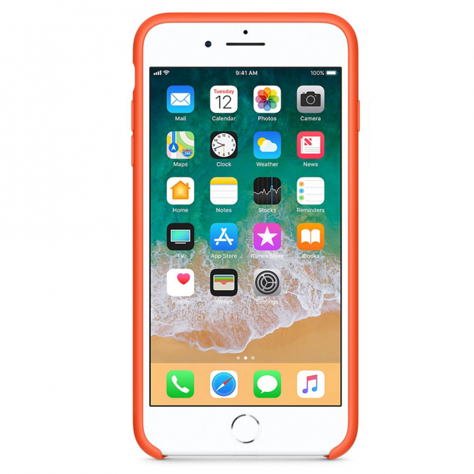 Чохол Soft Case для iPhone 7/8 Plus Пряний Помаранчевий-1