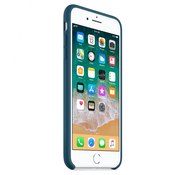 Чохол Soft Case для iPhone 7/8 Plus Космос блакитний-3