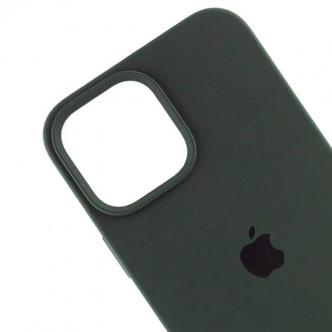 Оригінальний силіконовий чохол для iPhone 14 Pro Cyprus Green FULL-2