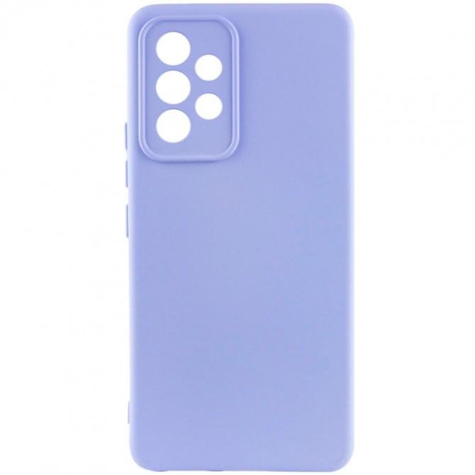 Чехол накладка Original Soft Case Samsung A235 Galaxy A23 Сиреневый FULL