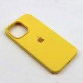 Оригінальний силіконовий чохол для iPhone 14 Pro Max Yellow FULL Оригінальний силіконовий чохол для iPhone 14 Pro Max Yellow FULL