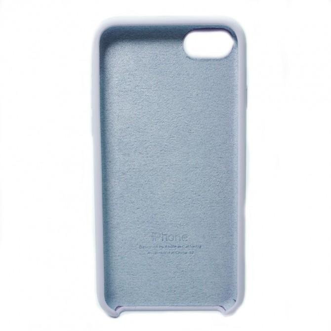 Оригинальный силиконовый чехол для iPhone 7/8 Пастельно Лавандовый-1