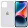 Оригинальный силиконовый чехол для iPhone 14 Plus White FULL
