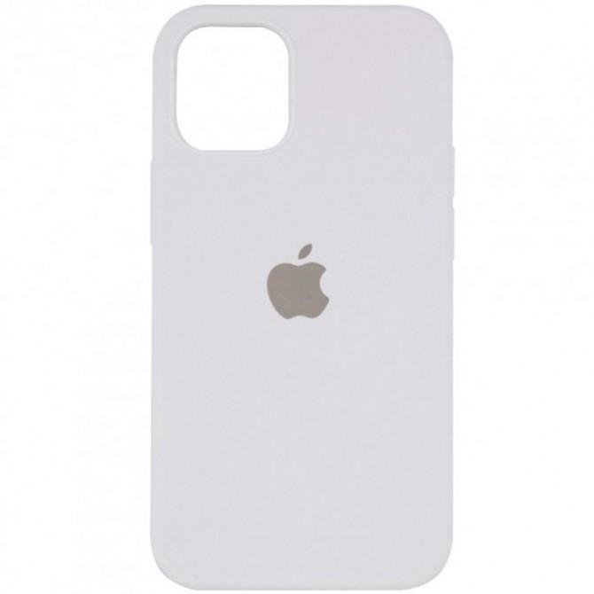 Оригинальный силиконовый чехол для iPhone 14 Plus White FULL-1