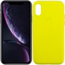Чехол TPU case для iPhone Xr Желтый FULL
