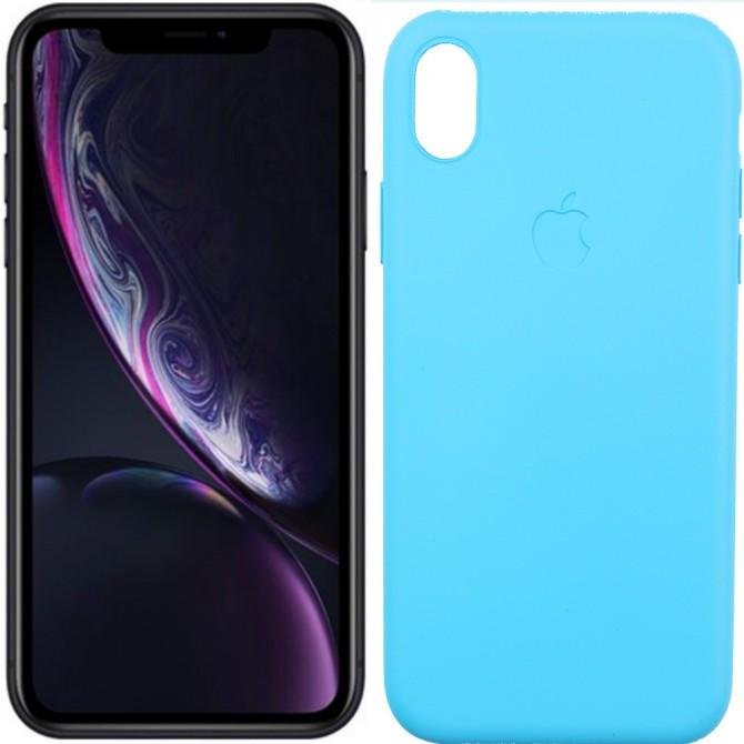 Чехол TPU case для iPhone Xr Ярко синий FULL