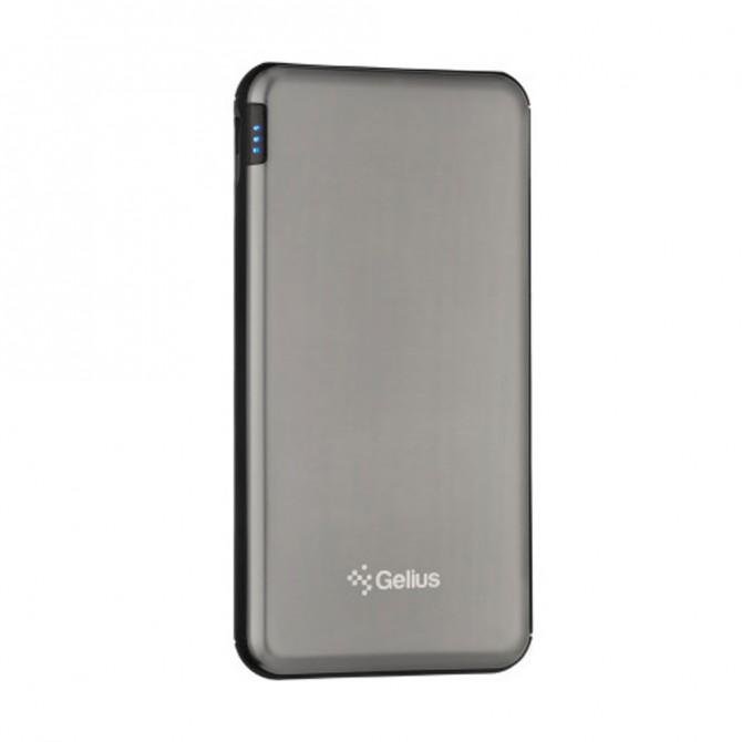 Повербанк Gelius Pro Ultra Thin Steel GP-PB10-210 10000mAh Silver