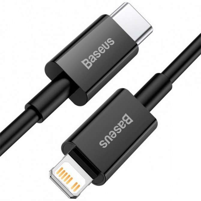 Cable Baseus Superior Series Type-C/Lightning 20W (CATLYS-C01) Black 2m-3
