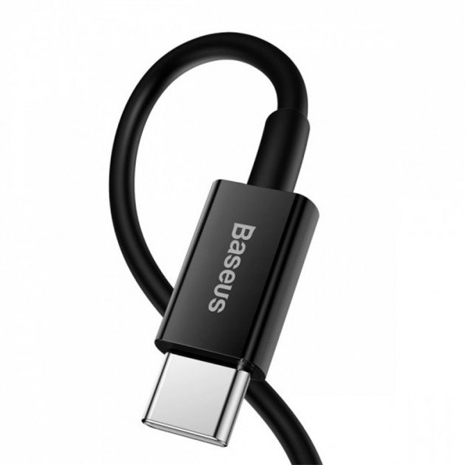 Cable Baseus Superior Series Type-C/Lightning 20W (CATLYS-C01) Black 2m-2