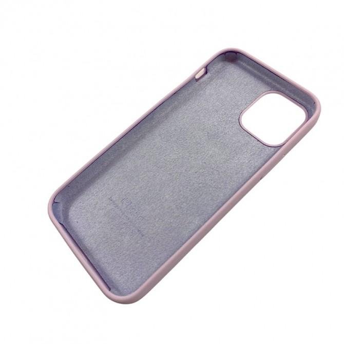 Силиконовый чехол для iPhone 13 Пастельно Лавандовый FULL-1