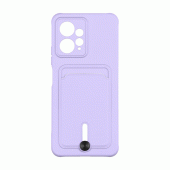 Чохол TPU Colorfull Pocket Card для Xiaomi Redmi Note 12 4G Бузковий Чохол TPU Colorfull Pocket Card для Xiaomi Redmi Note 12 4G Бузковий