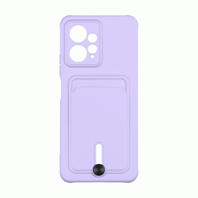 Чохол TPU Colorfull Pocket Card для Xiaomi Redmi Note 12 4G Бузковий